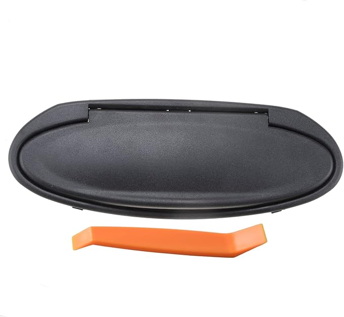 Car Sun Visor Mirror Covers and Base Replacement, Visor Vanity Mirror Caps w/Mirror for Porsche 996/997-911 986/987 for Boxster for Cayman 1996-2010,Left Driver or Right Passenger Side,1PCS