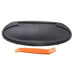Car Sun Visor Mirror Covers and Base Replacement, Visor Vanity Mirror Caps w/Mirror for Porsche 996/997-911 986/987 for Boxster for Cayman 1996-2010,Left Driver or Right Passenger Side,1PCS