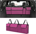 BELOMI Car Trunk Organizer, Auto Waterproof Sturdy Backseat Hanging Large Storage Collapsible Cargo Bag with Anti-Slip