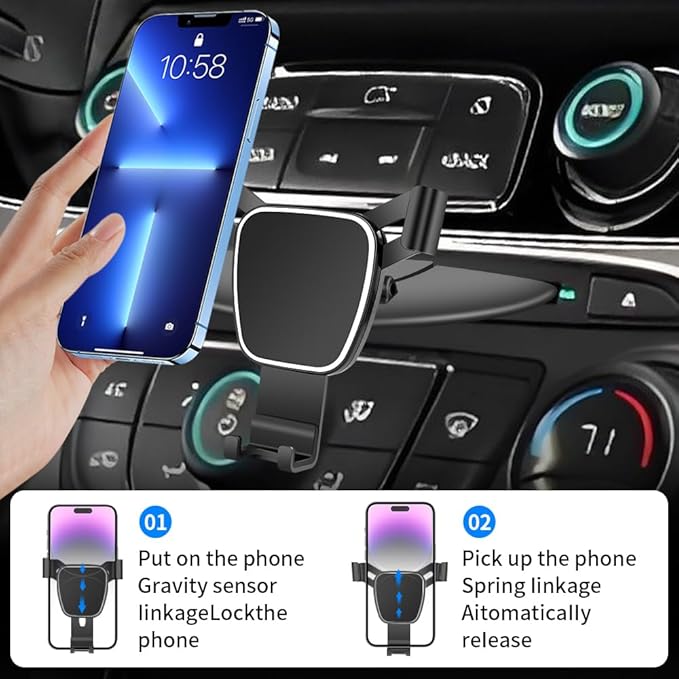 Car Phone Mount Holder For Chevrolet Chevy Impala 2006-2020，Cobalt 2005-2010，Monte Carlo 2006-2007 Auto Accessories Navigation Bracket Interior CD Slot Mount Decoration dashboard Mobile Cell case