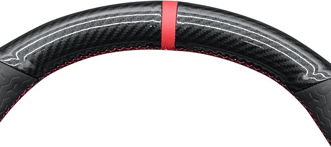 MEWANT Hand Stitched Steering Wheel Cover for Tesla Model 3 2017-2023 / Model Y 2020-2023 for Tesla Model 3/Y Accessories