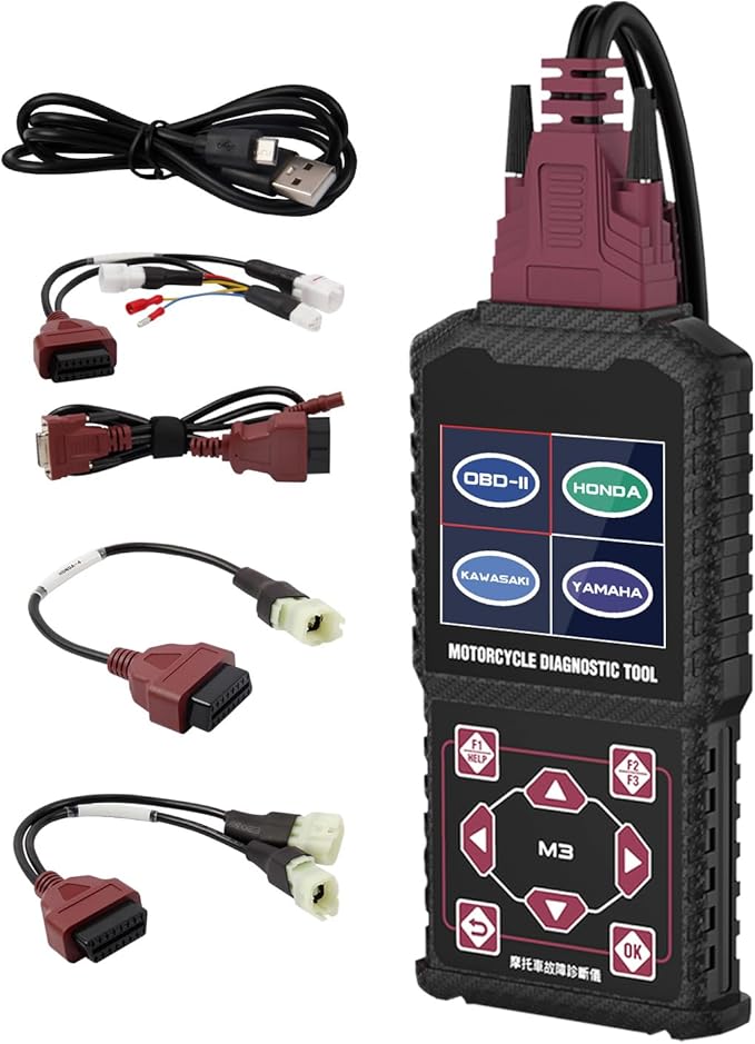 Motorcycle System Diagnostic Test Measurement Tools M3-A Motorcycle Fault Code Readers Scan Tools Moto Diagnostic Test