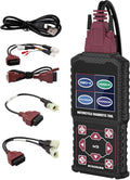 M3-A Universal OBD2 Motorcycle Diagnostic Scanner Code Reader - Battery Voltage Test, Live Data, Actuation Test for