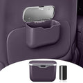 HOLDCY Car Trash Can, Waterproof Multi‑Functional Auto Trash Bin for Door/Console/Seat Back, Universal Vehicle Garbage Can for Car/Truck/SUV Drivers (Purple)
