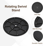 uxcell 12 Inch Rotating Swivel Stand with Steel Ball Bearings, 360 Degree Rotating Lazy Susan Turntable Organizer Round Rotat