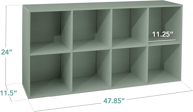 Best Choice Products Kids Bookcase 8-Cube Storage Organizer, 11in Shelf Opening, Bookshelf, Toy Storage, Customizable w/ 3 Re