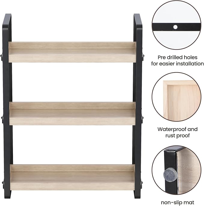 HNRLOY Bathroom Counter Organizer,Bathroom Countertop Organizer,Counter Shelf,Countertop Storage,Organization and Storage,Mak