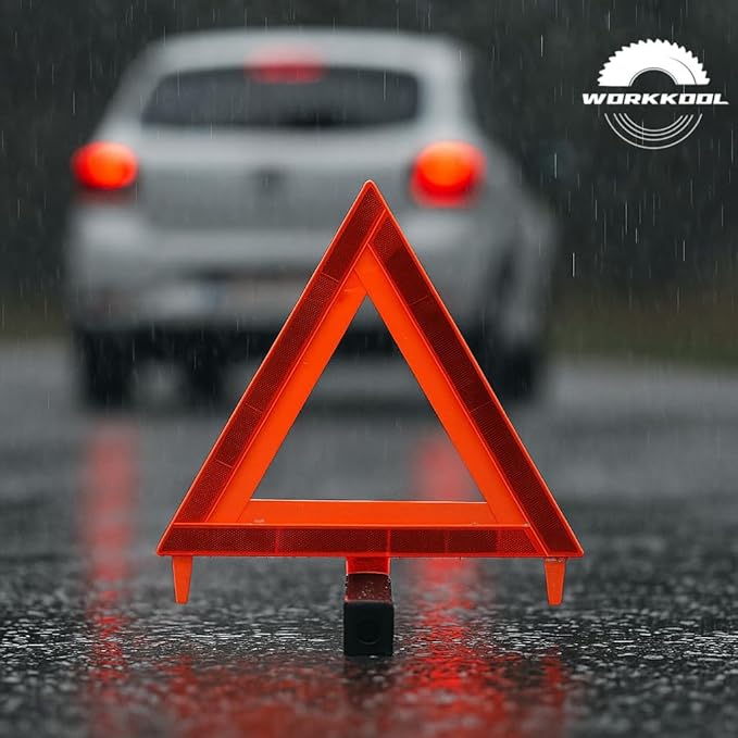 Safety Triangles DOT Approved, Standard Warning Triangles Enmergency Reflector, Emergency Triangles for Vehicles with Carry C