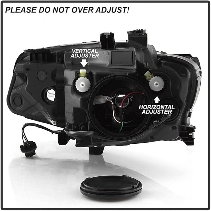[ Model for Chevy for Malibu Hybrid/L/LS/LT/Premier 16-18 Headlight Headlamp Right Passenger Side Black-Housing Clear-Lens