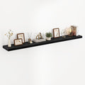 72 Inch Floating Shelves, 3D Textured Wood Grain, 72"x9.25"x1.5" Inch Deep Floating Shelves for Wall, Wooden Shelves for Bath