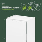 Furinno PASIR Book Shelf, 3-Cube Bookcase, Standing Bookshelf, Open Storage Shelf, Closed Back, Easy Assembly, 9.3 x 12 x 31.