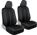 Motor Trend Gray Cloth Car Seat Covers for Front Seats – Premium Automotive Bucket Seat Covers, Made for Vehicles with Remova