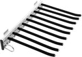 Pull Out Trousers Rack 9 Arms Closet Pants Hanger Bar Stainless Steel Rail Extendable Trousers Hanger for Clothes Towel Scarf