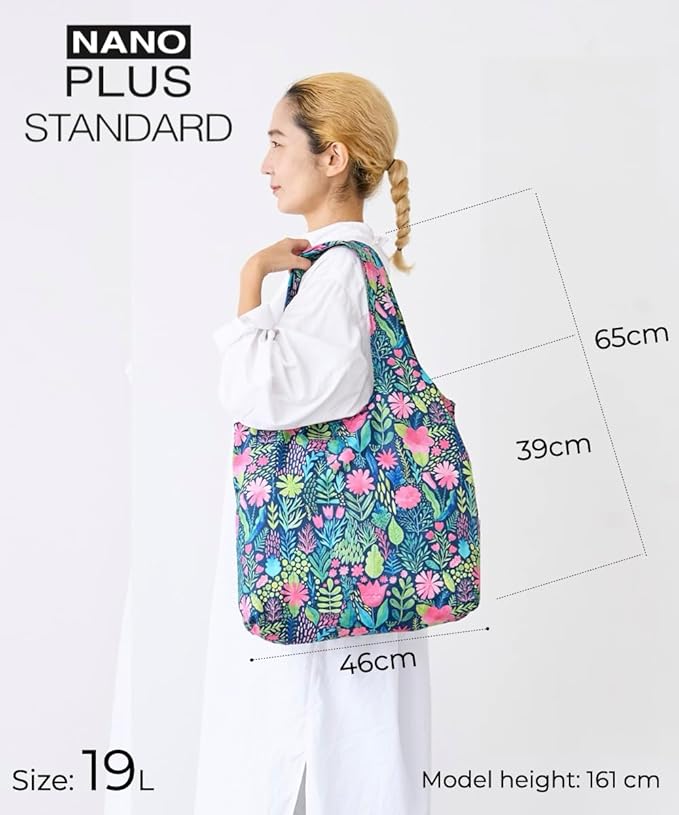 Compact Reusable Grocery Tote Bag – Lightweight, Foldable & Packable Shopping Bag for Travel