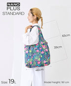 Compact Reusable Grocery Tote Bag – Lightweight, Foldable & Packable Shopping Bag for Travel