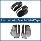 2 PCS Door Rearview Mirror Cover for Dodge RAM 1500 TRX 2021-2024 Exterior Decoration Accessory Kit (Gloss Black)