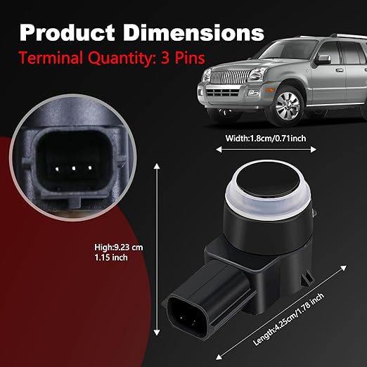 1EW63TZZAA Parking Assist Sensor Compatible with Dodge Ram 1500 2500 3500 Journey Durango,Jeep Commander Liberty Grand Cherok