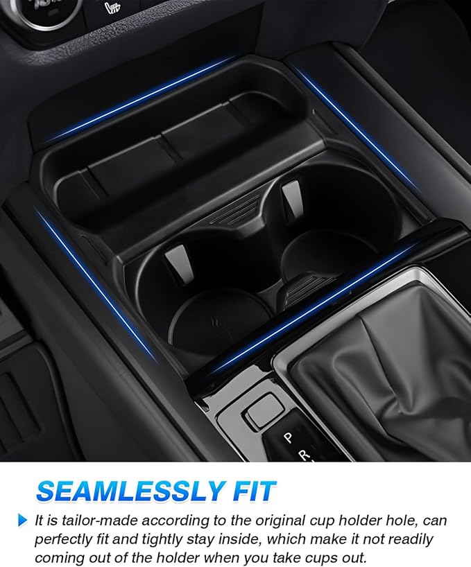 Autorder Center Console Cup Holder Insert for 2023 2024 2025 Mazda CX-50 CX50 Interior Accessories Water Cup Holder