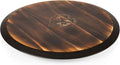 PICNIC TIME NFL Unisex NFL Lazy Susan Serving Tray, Wooden Turntable Round Charcuterie Board, Cheese Serving Platter