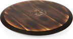 PICNIC TIME NFL Unisex NFL Lazy Susan Serving Tray, Wooden Turntable Round Charcuterie Board, Cheese Serving Platter