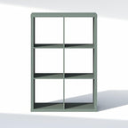 Furinno Cubic Closet Organizers and Storage, 6-Cube Closet Organizer, Open Shelf Closet Storage, Extra Thick Frame for Wardro