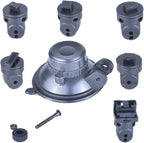 Dash Cam Replacement Mount, Suction Cup Dash Camera Accessories Holder with 6pcs 360° Rotating Joints, Compatible with Rove R2-4K Pro/BAEASU J07/Vlokda X50/PRUVEEO Dash cam/zhiroad RM