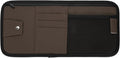 PATIKIL 1 Pcs Car Sun Visor Organizer, 12.8 x 6.5 Inch PU Leather Vehicle Storage Pouch Holder for Sunglasses Card Pen Driver License Car Accessories, Brown