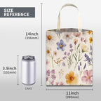 Car Trash Can, Cute Car Trash Bag, Hanging Car Organizer and Storage Bag, Trash Bin for Car Accessories, Vehicle, Travelling, Camping Cute Purple Flower