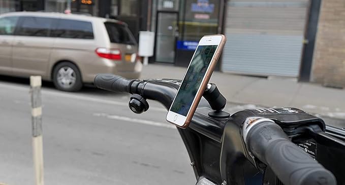 The Original Dual Magnetic Movable Phone Holder and Tablet Mount (Silver)