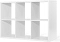 CAPHAUS Sturdy Room 13-Inch Cube Storage Organizer Shelf, with Extra Thick Exterior Edge, Open Storage Shelf Divider, Bookcas