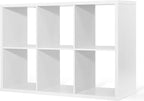 CAPHAUS Sturdy Room 13-Inch Cube Storage Organizer Shelf, with Extra Thick Exterior Edge, Open Storage Shelf Divider, Bookcas