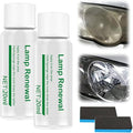 Auto Long-Lasting Effective Headlight Repair Fluid, Car Headlight Restoration Kit Headlight Cleaner and Cleaning Sponge, Auto