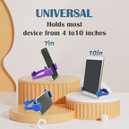 Honsky Cell Phone Tablet Stands (Pack of 5) Thumbs-up Cellphone Holder, Tablet Display Stand, Mobile Smartphone Mount Cradle for Desk Desktop - Universal, Multi-Angle, Cute, Green