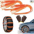 2026 New Snow Chains Tire Chains for Car, Trucks, SUV Universal Emergency Snow Tire Chains, Adjustable Anti-Slip Tire Cables 