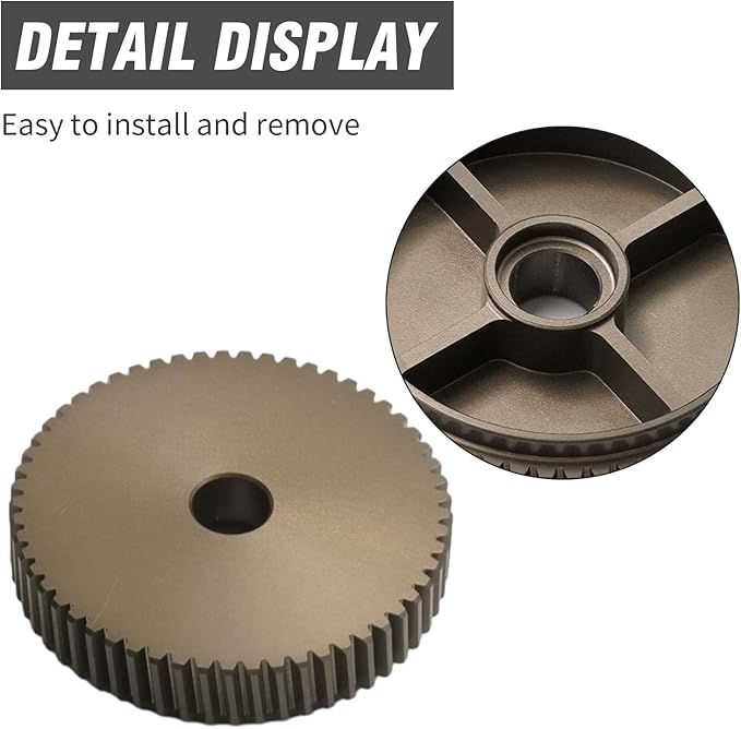 MDEOOSKY 51072-54 Headlight Headlamp Motor Repair Kit with Fix Brass Gear, Replacement for Chevy Corvette C5 2000-2004 Replacement for Pontiac Firebird Trans Am 1993-2002, Replaces 51072-54
