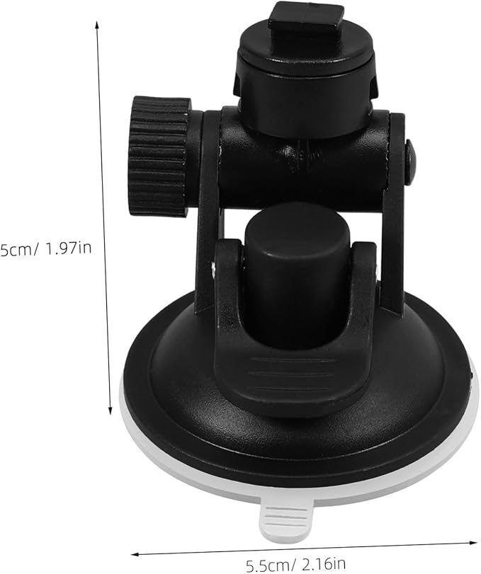 TEHAUX 2Pcs Dash Cam Holder with Suction Cup Design Clip Mount for Dash Cameras Navigators and Digital Cameras Secure Attachment for Car Dashboard