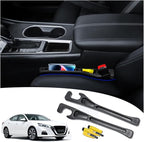 【Compatible with Nissan Sentra】 Seat Gap Filler,No Drop Seat Guard Compatible with Nissan Sentra,Drop Seat Guards for Cars(2Pcs),Emergency Keychain Car Escape Tool(2Pcs)