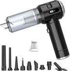 Sycoodeal Handheld Car Vacuum Cleaner, 25000PA Strong Cyclonic Suction Portable Mini Vacuum Cordless with Digital Display Lig