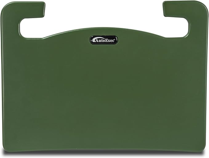 AutoExec Wheelmate Extreme Car Steering Wheel Tray Vehicle Desk, Army with Phone Vent Clip