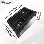 Muslogy Dashboard Storage Organizer Fits For 2020-2025 2026 Toyota Corolla & 2022-2026 Corolla Cross Accessories Non-Slip Insert Behind Screen for 8-inch Touch Screen (Red)