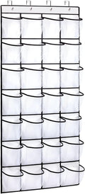 REGELETO 28 Large Pocket Over the Door Shoe Organzier, Hanging Shoe Rack for Door Large Capacity Shoe Organizer Holder with 4