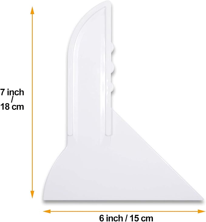 Plastic Squeegee Slammer Tint Handle Scraper for Tint Window Film Vinyl Wrap, 6 x 7 Inch, 2 in 1 Pack