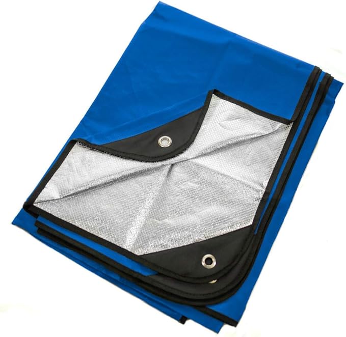 Arcturus All-Weather Outdoor Survival Blanket, Thermal Emergency Blanket, Reflective Heat Tarp with Grommets, Lightweight for