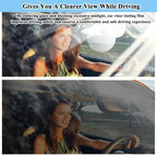 2Pack Car Window Film, Sun Visor Strip Tint Film, Auto Tint Film, Car Front Windshield Protect Shade Sticker, Windshield Solar Protection Film for Shading and Filtration (Gradient Golden)