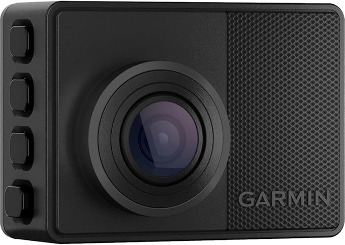 Garmin Dash Cam 67W, 1440p and Extra-Wide 180-degree FOV, Monitor Your Vehicle While Away w/New Connected Features, Voice Con