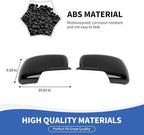 RAZPOY Rearview Mirror Cover Side Mirror Shell Trim Compatible with Dodge Journey 2009-2020, Black