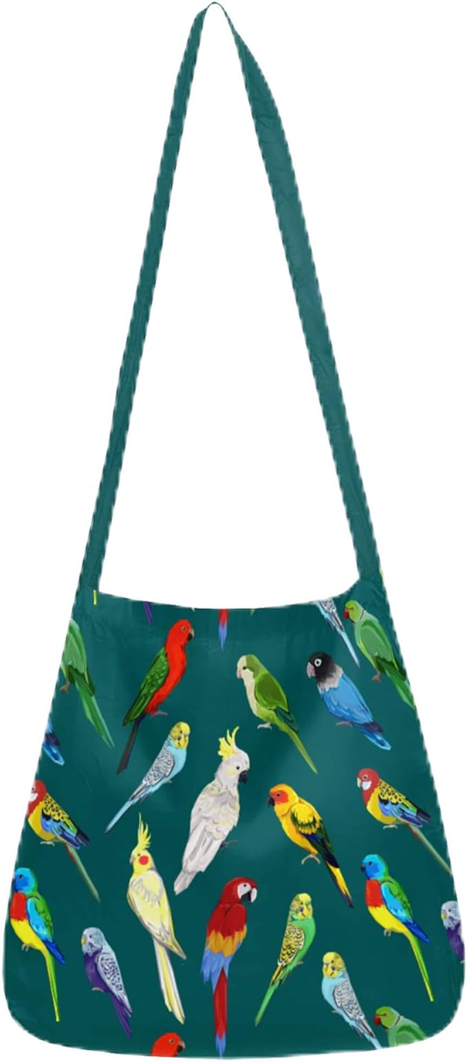 BeeGreen Reusable Grocery Shopping Bag -Travel Tote Bag - Foldable Compact Sturdy Bags