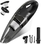 Handheld Vacuum Cordless, Rechargeable Car Vacuum Cleaner with Multiple Attachments, Portable Hand Held Vacuum Suction Power,