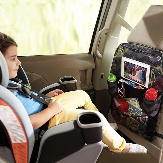 Skip Hop Back Seat Car Organizer, Style Driven, Black, 0.6 lb