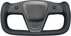 MEWANT Hand Stitched Tesla Model S Yoke Steering Wheel Cover Wrap for Tesla Model S 2021-2023 / Model X 2021-2023 Tesla Yoke Steering Wheel Accessories(3D Style)